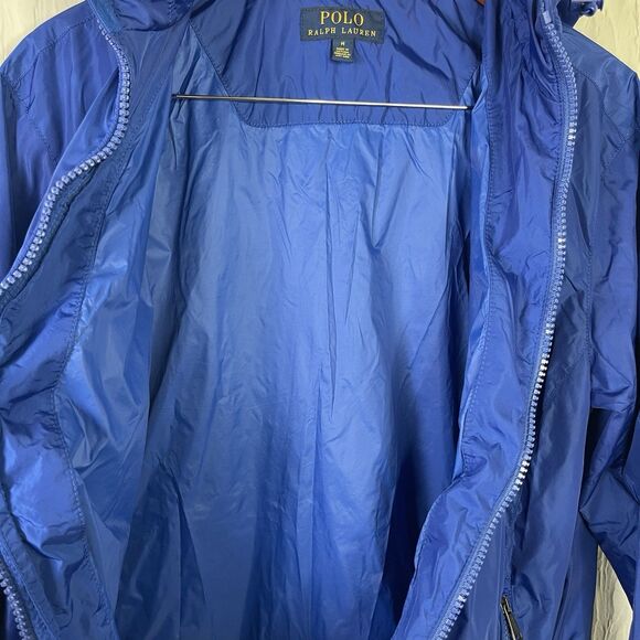 Polo Ralph Lauren Retford Packable Hooded Windbreaker Royal Blue Men’s Medium - Picture 6 of 15